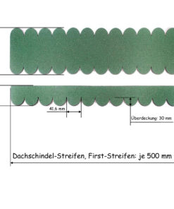 23.401 Dachschindeln Rund (41 mm) grün - 4